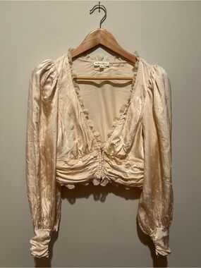 For Love & Lemons Satin Blouse